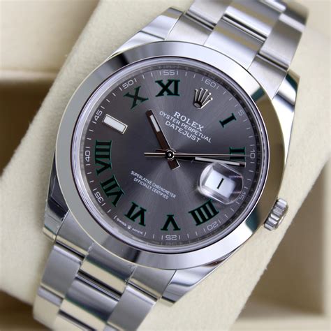 orologio rolex wimbledon|Rolex Datejust 41 Wimbledon 126300 Full Set LC100.